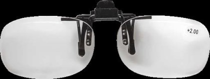Nakładki na okulary wędkarskie powiększające +2 Traper